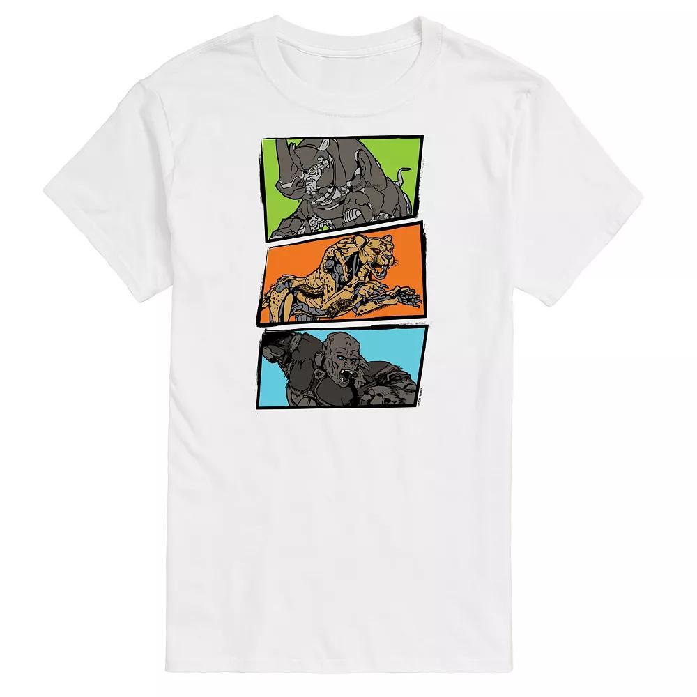 Big & Tall Transformers Maximal Action Panels Graphic Tee, Mens Product Image