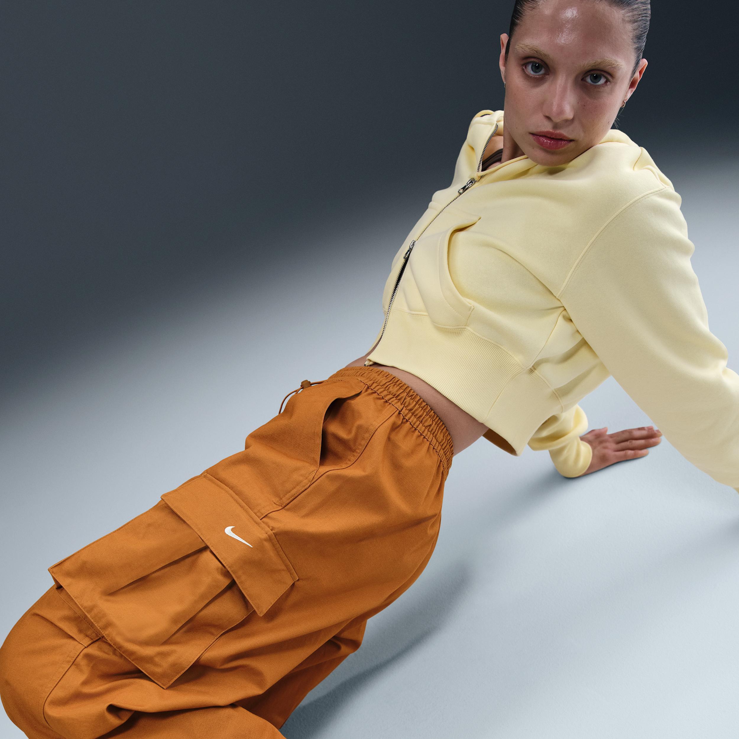 Women's Nike Sportswear Mid-Rise Oversized Woven Cargo Pants Product Image