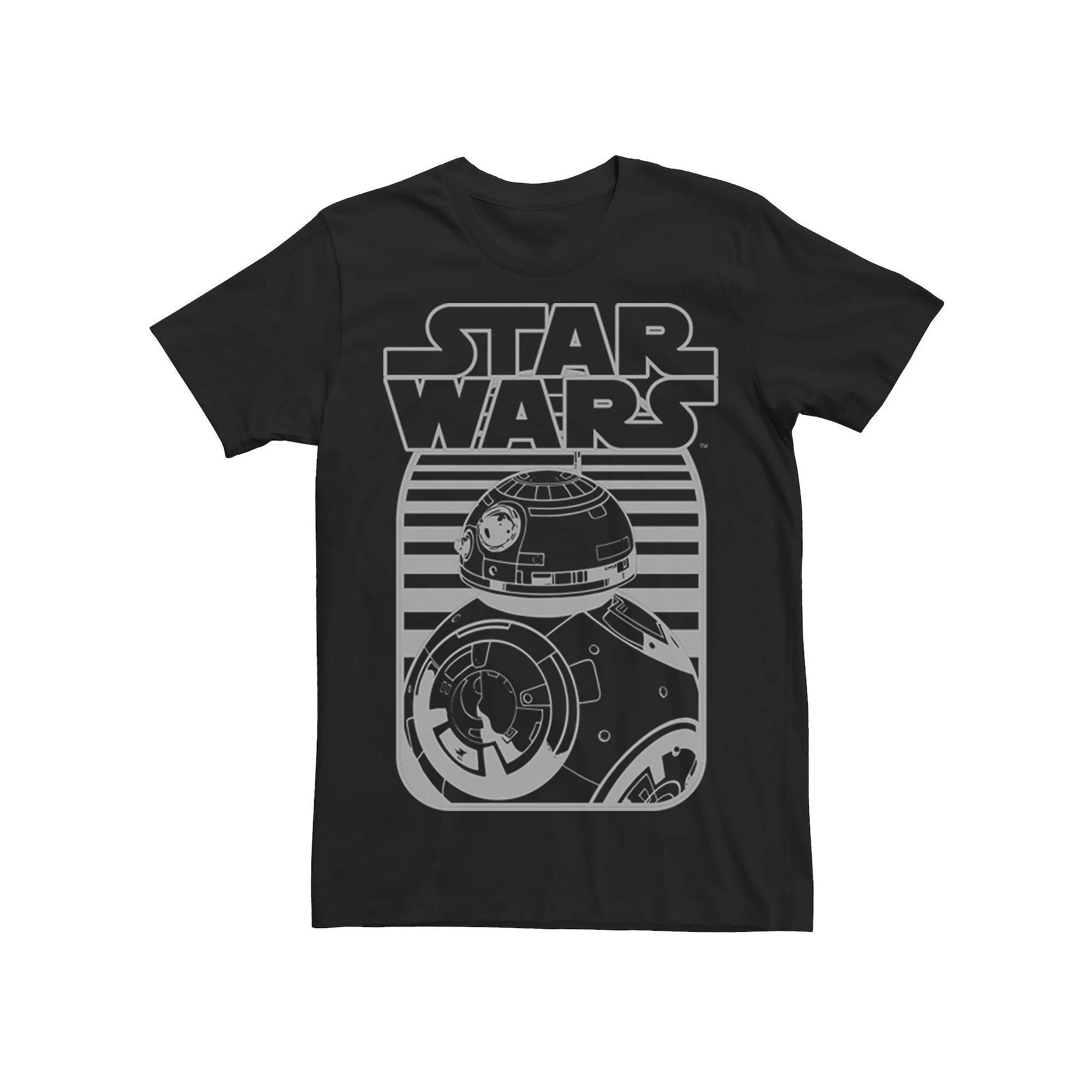 Men's Star Wars BB-8 Black & White Graphic Tee, Size: XXL Product Image