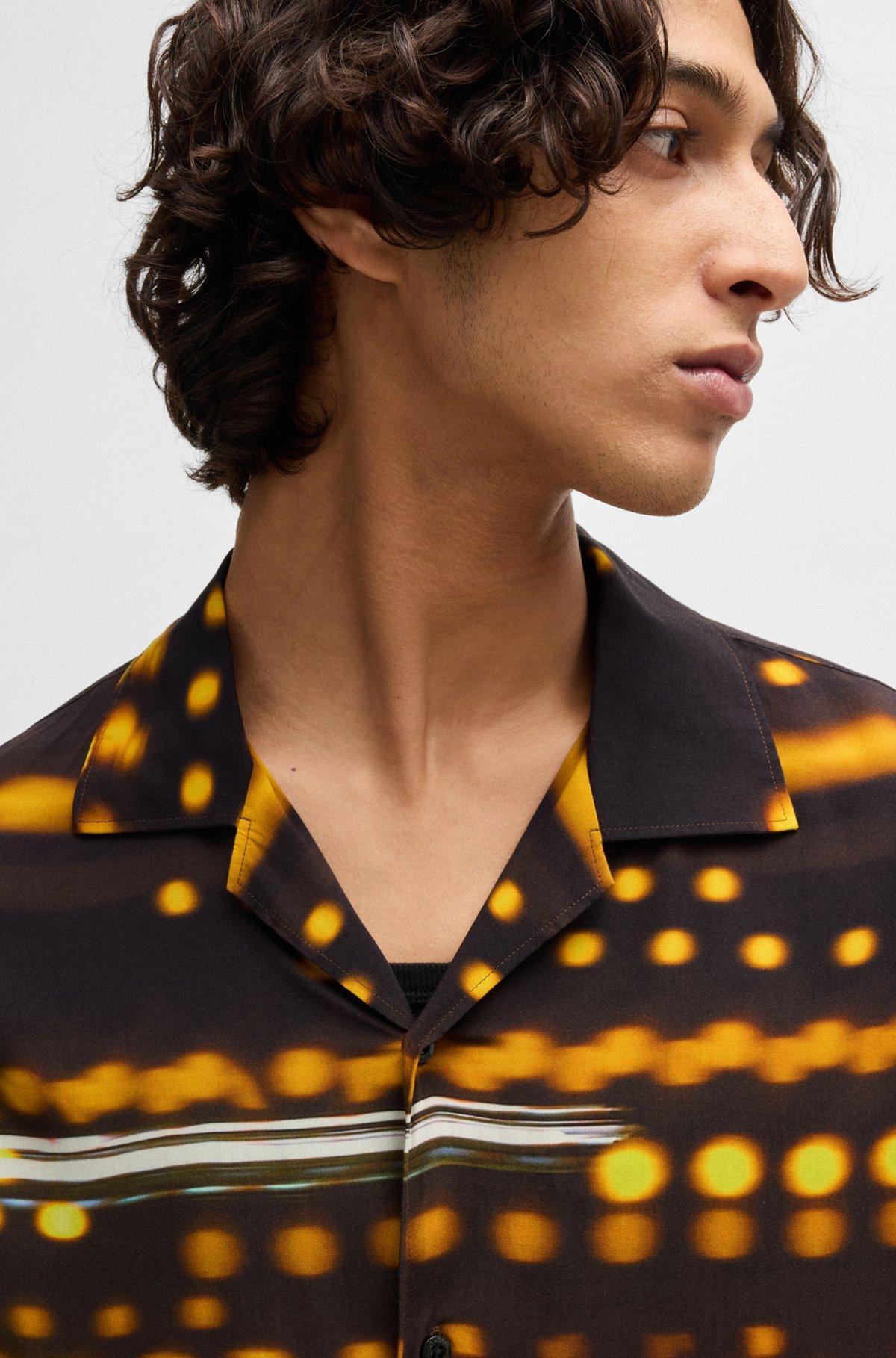 HUGO x RB oversize-fit shirt with racing print Product Image