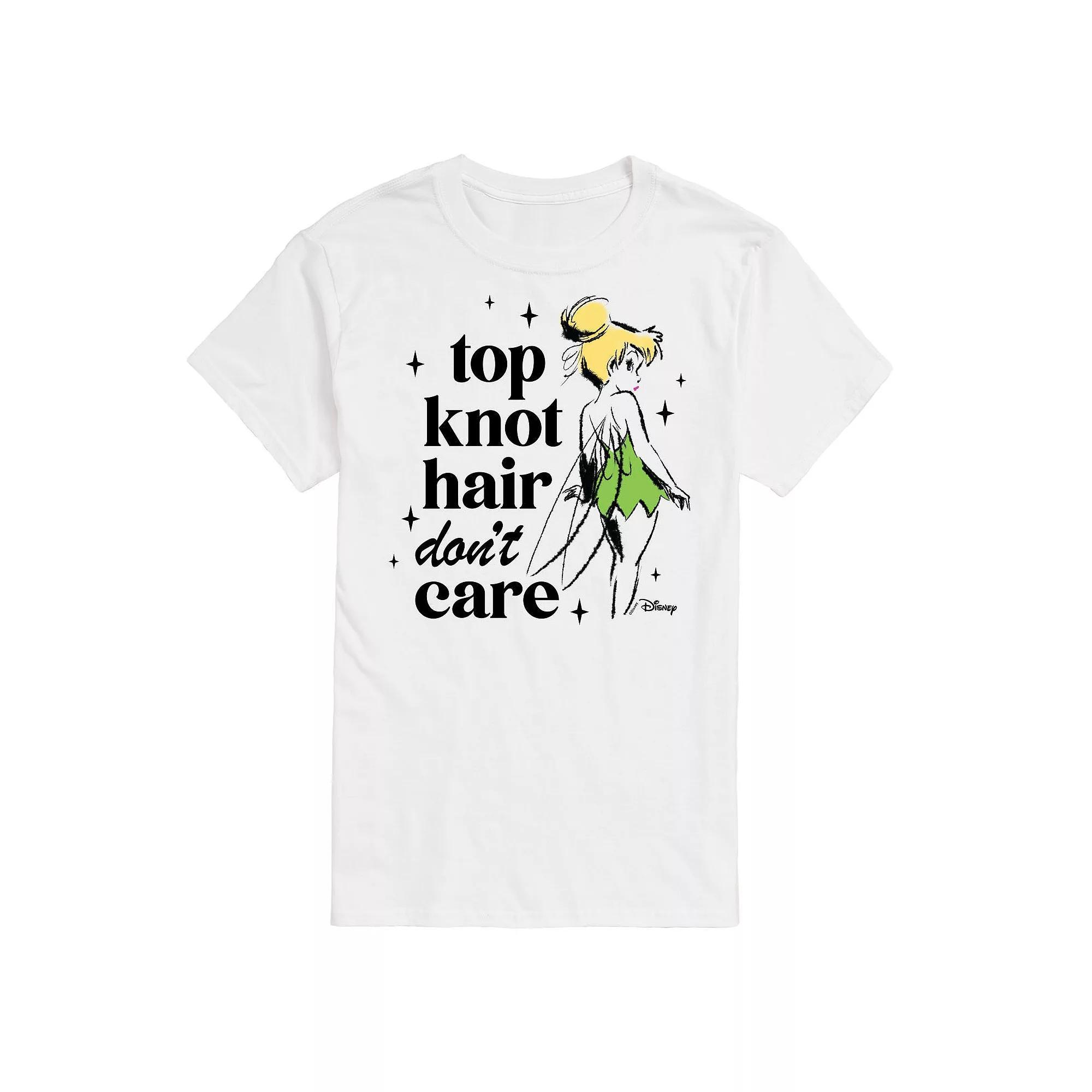 Disneys Tinker Bell Big & Tall Top Knot Hair Graphic Tee, Mens Product Image
