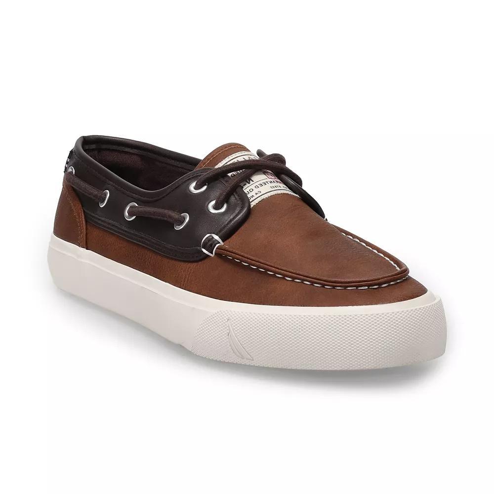 Nautica Men's Spinmaker Boat Shoes, Size: 10.5, Brown Product Image