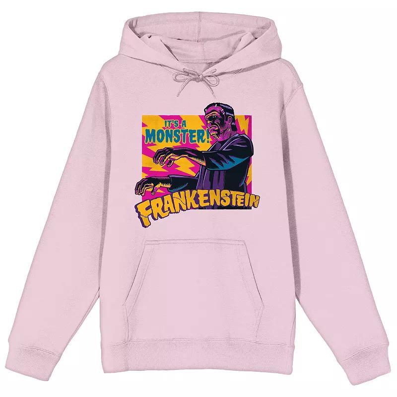 Men's Universal Monsters Graphic Hoodie, Size: Large, Pink Product Image