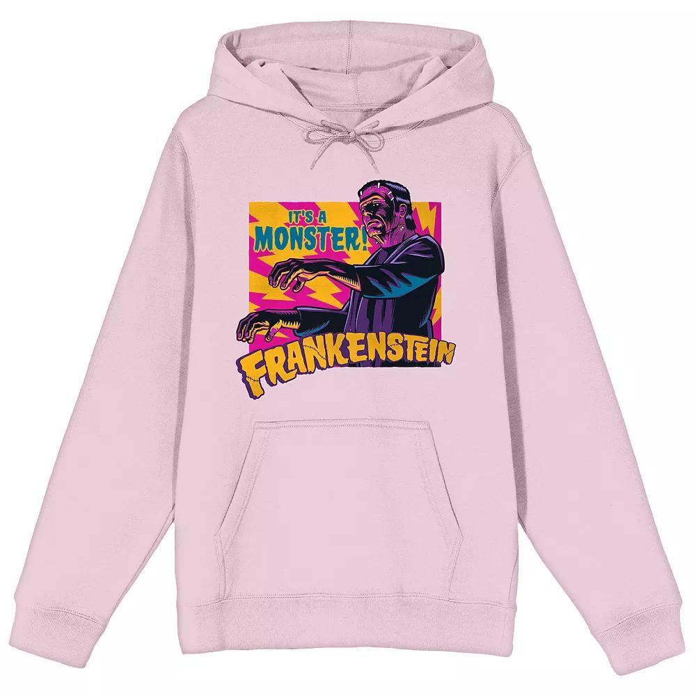 Men's Universal Monsters Graphic Hoodie, Size: Large, Pink Product Image