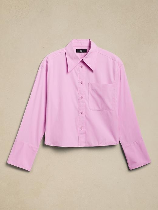 The Boxy Crop Shirt Product Image