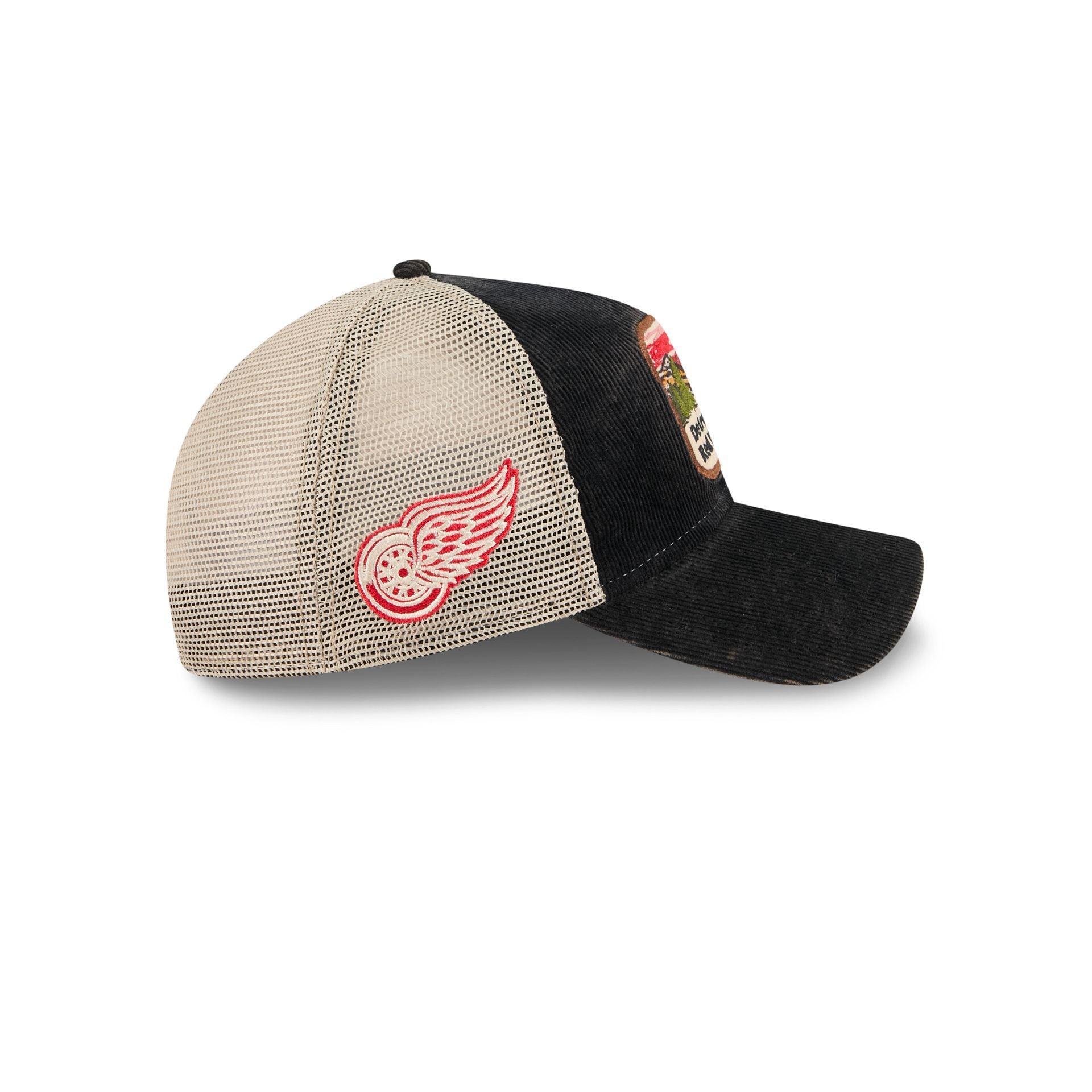 Detroit Red Wings Vintage Landscape 9TWENTY A-Frame Trucker Hat Male Product Image