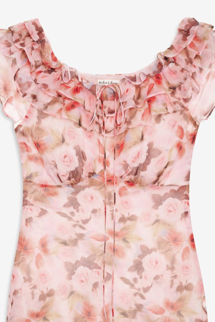 Fallen Floral Maxi Dress — Multi Product Image