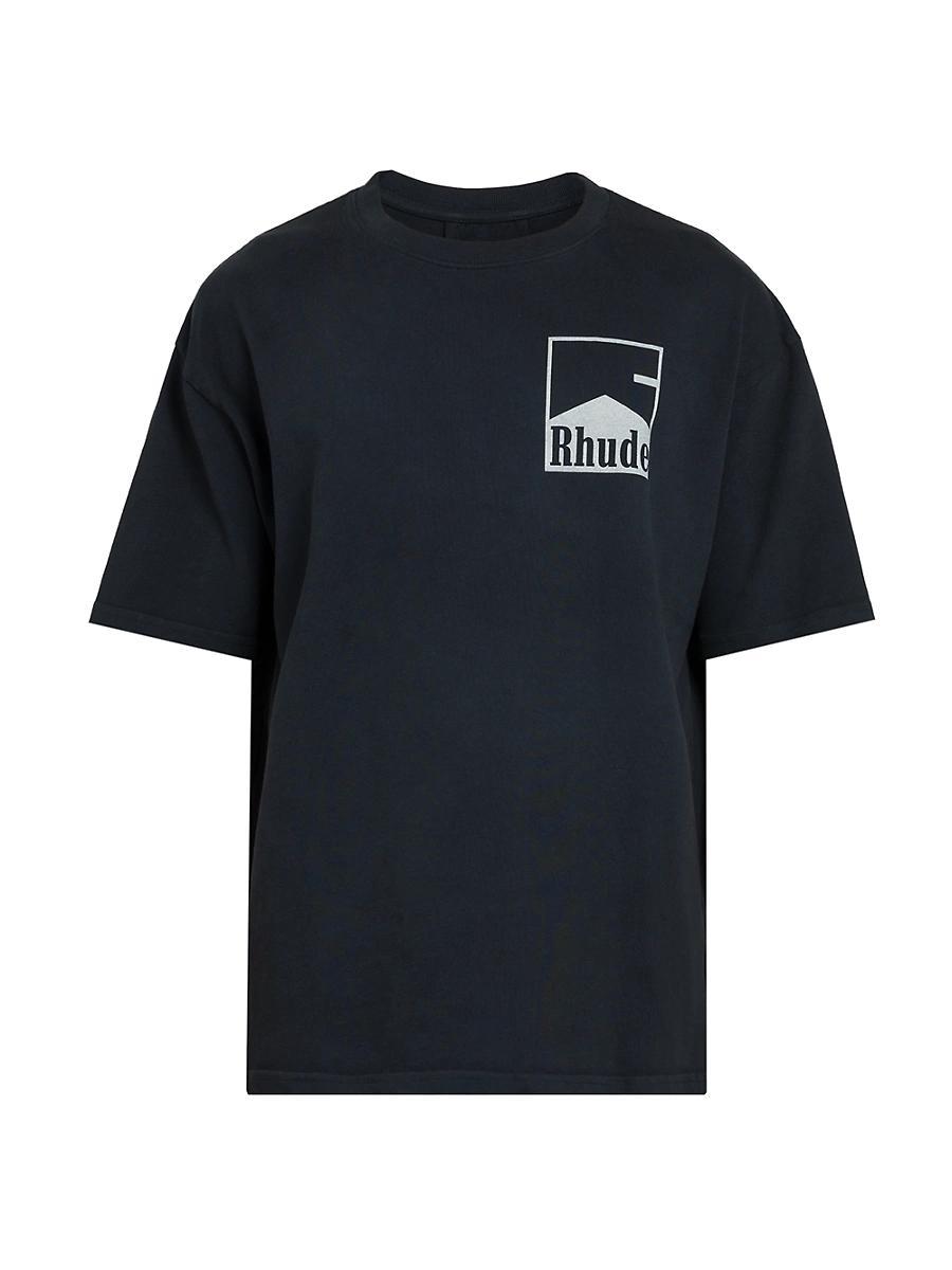Mens Chevron Logo Crewneck T-Shirt Product Image