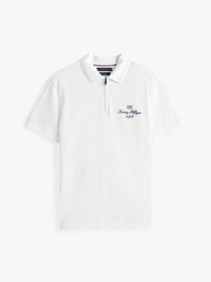 Regular Fit Mercerized Cotton Zip Polo Product Image