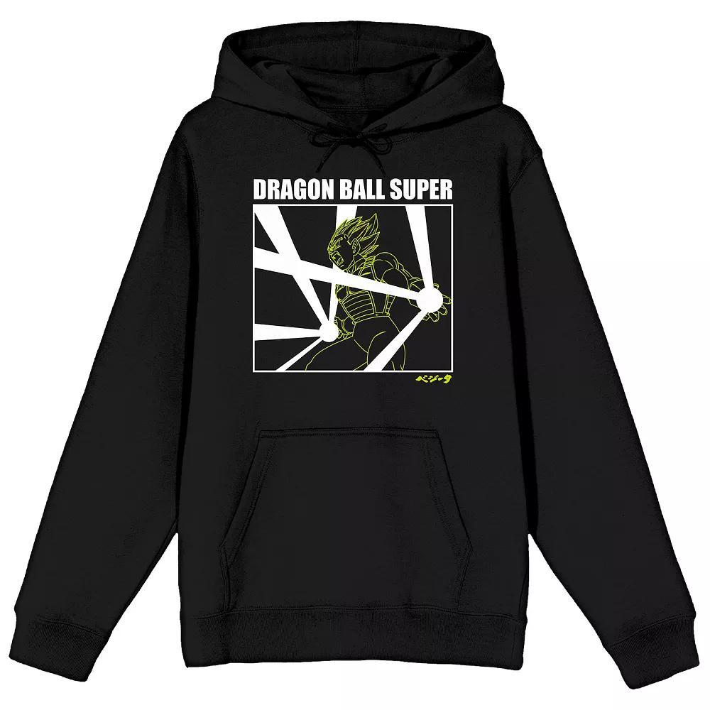 Men's Dragon Ball Super Vegeta Graphic Hoodie, Size: XXL, Black Product Image