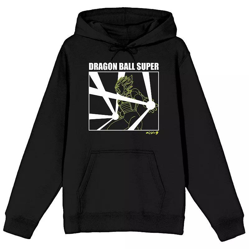 Men's Dragon Ball Super Vegeta Graphic Hoodie, Size: XXL, Black Product Image
