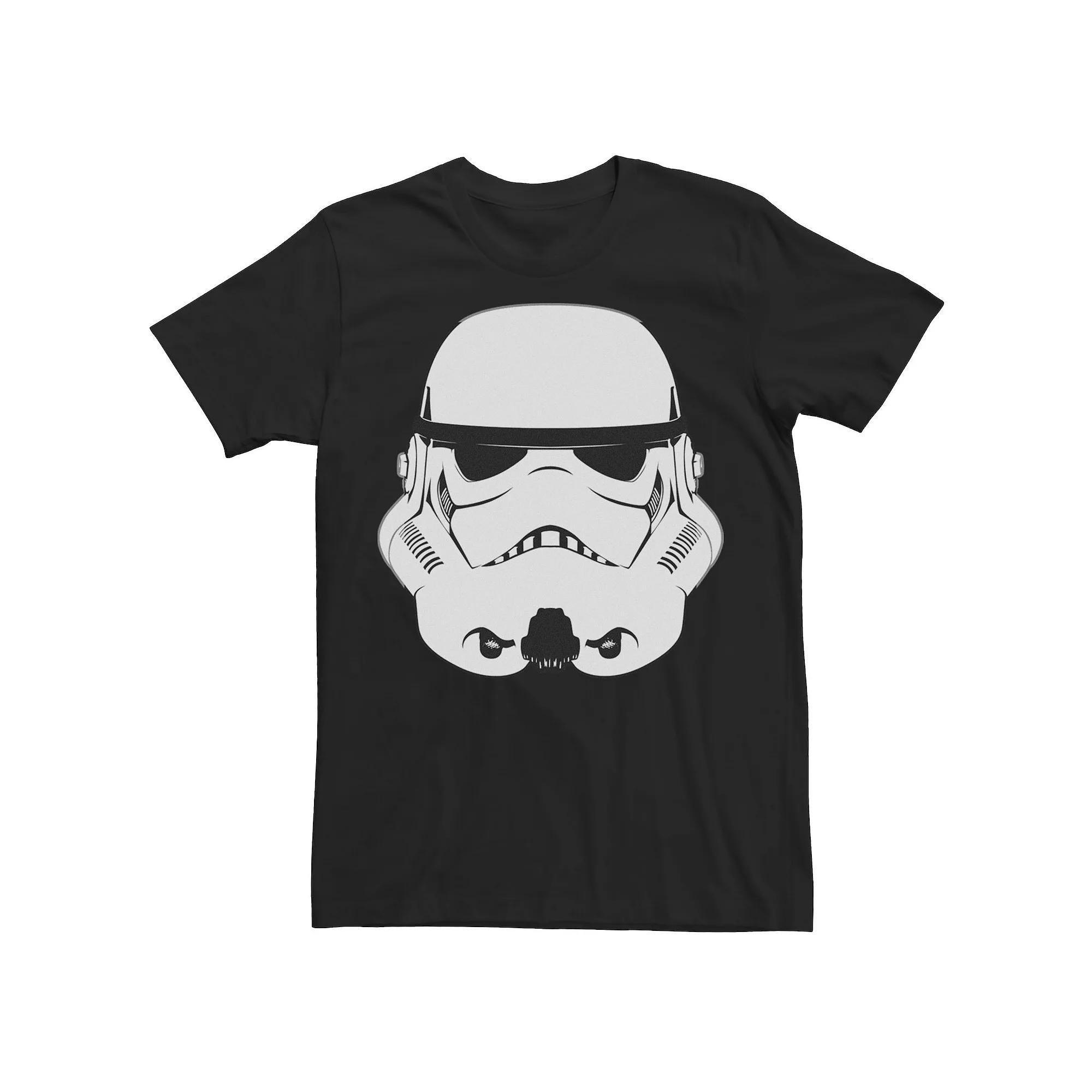 Men's Star Wars Trooper Helmet Graphic Tee, Size: Medium, Black Product Image
