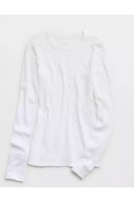 Aerie Essential Crew Layering T-Shirt Women's Product Image