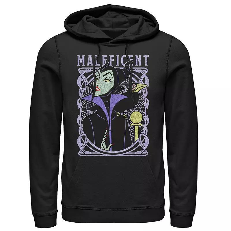 Disney's Sleeping Beauty Maleficent Men's Old School Poster Hoodie, Size: XL, Blue Product Image