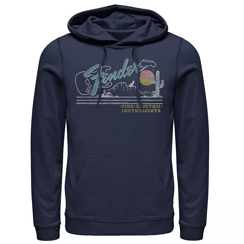 Men's Rocket Power Retro Triangle Logo Graphic Hoodie, Size: Medium, Blue Product Image