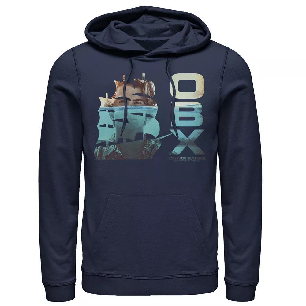 Men's Outer Banks John B Sunken Ship Hoodie, Size: Medium, Blue Product Image