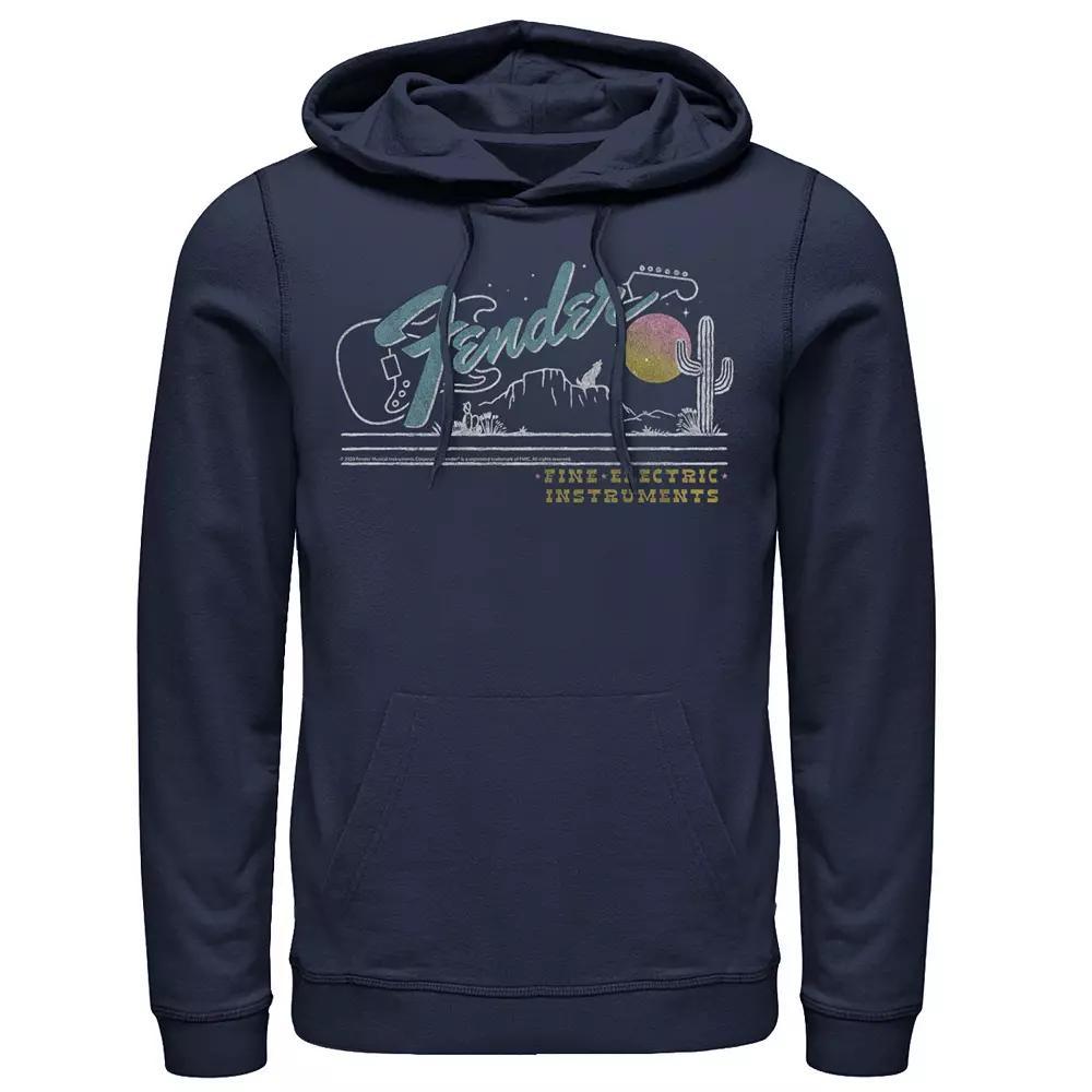 Men's Stranger Things Hawkins Police Left Chest Badge Hoodie, Size: Medium, Blue Product Image