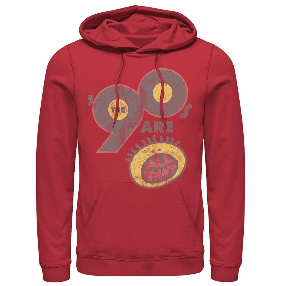 Men's Nickelodeon All That The Nineties Are Vintage Retro Graphic Hoodie, Size: Small, Black Product Image
