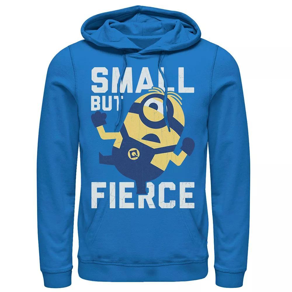 Men's Despicable Me Minions He Is Small But Fierce Graphic Hoodie, Size: Medium, Royal Product Image