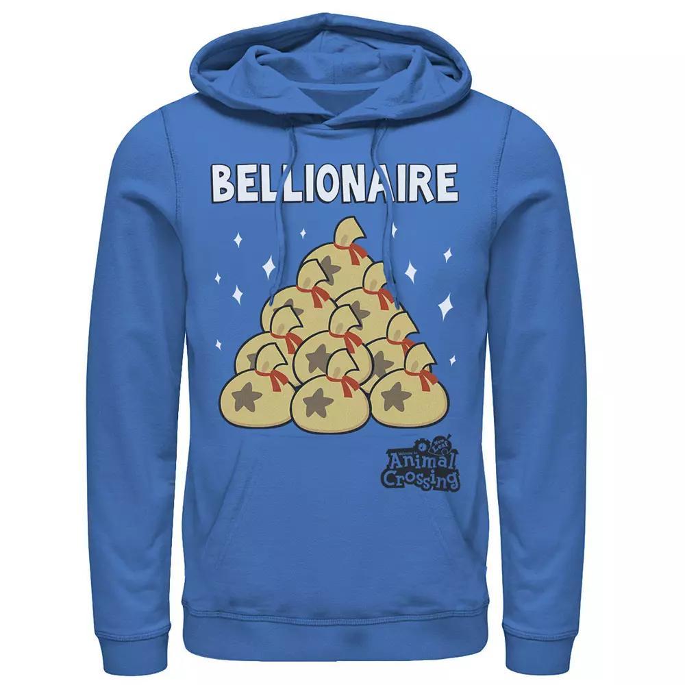 Men's Nintendo Animal Crossing New Leaf Bellionaire Hoodie, Size: XXL, Royal Product Image