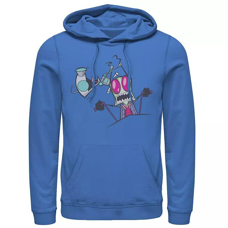 Disney's Maleficent Red Hue Logo Men's Hoodie, Size: Medium, Black Product Image