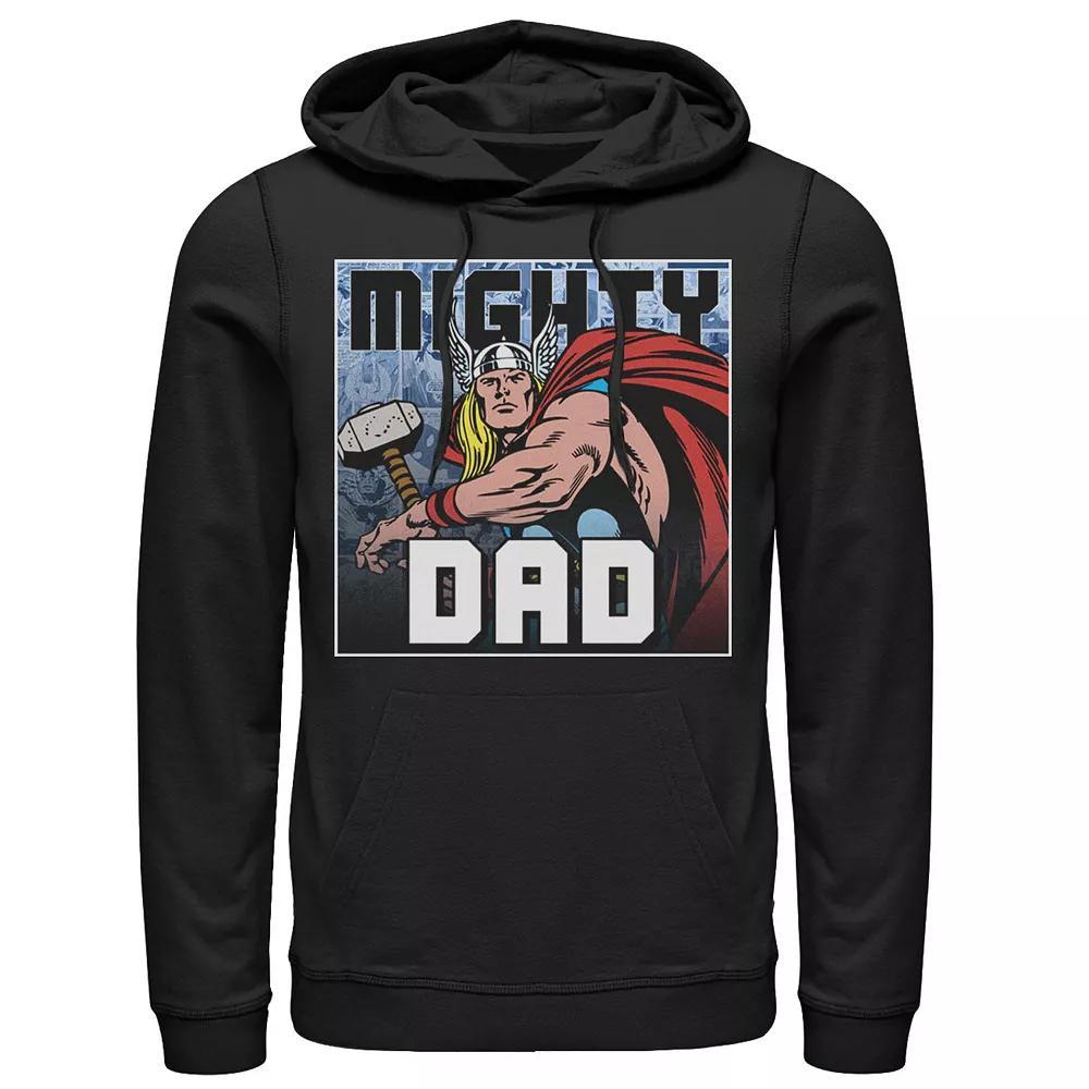 Disneys Snow White Happy Mens Pullover Hoodie Blue Product Image