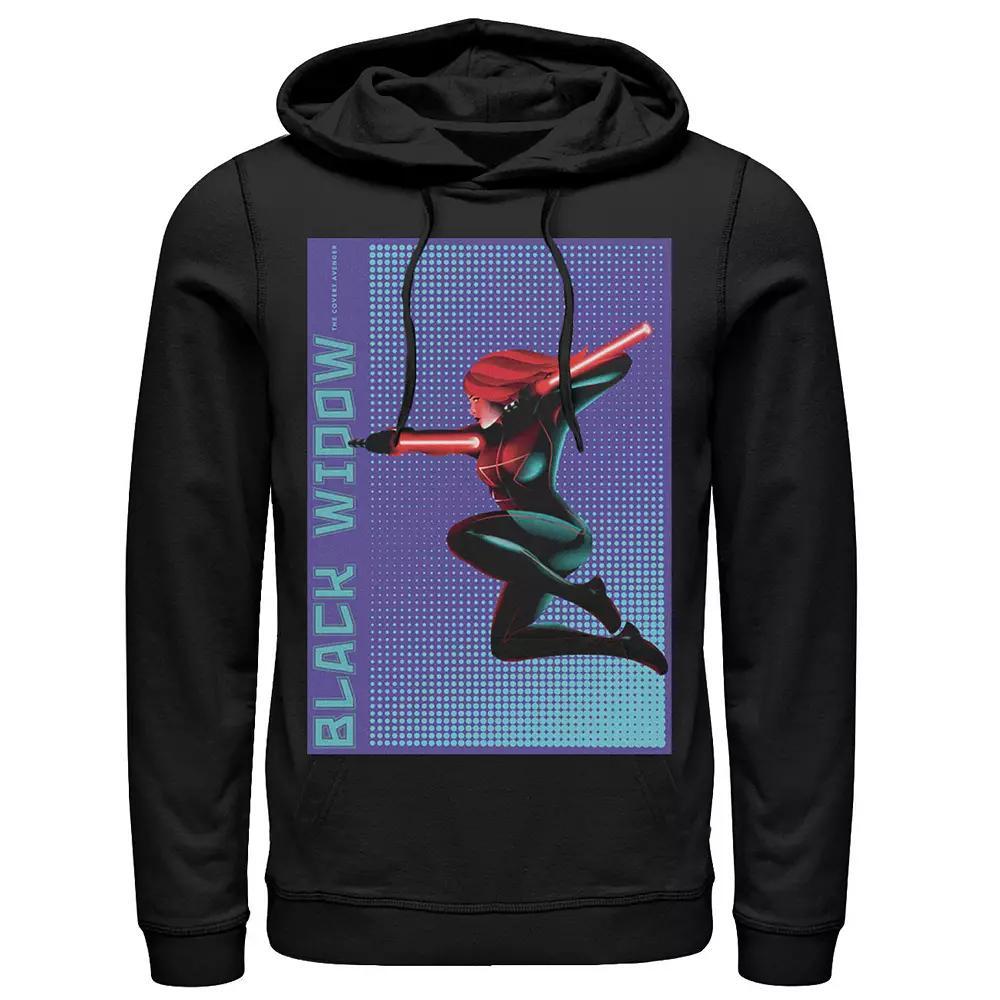 Men's Marvel Spiderverse Miles Symbol Tag Hoodie, Size: Medium, Grey Heather Product Image