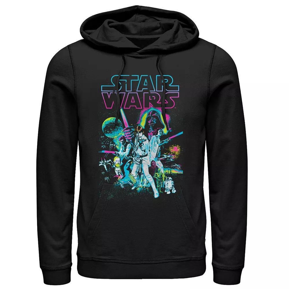 Men's Gonzales Darth Vader Dark Side Por Vida Portrait Hoodie, Size: XXL, Blue Product Image