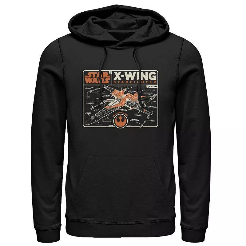 Men's Star Wars Stormtrooper Hoodie, Size: Large, Black Product Image