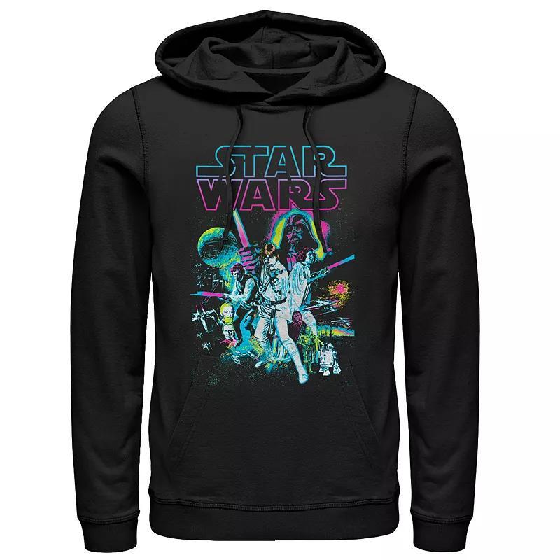 Men's Gonzales Darth Vader Dark Side Por Vida Portrait Hoodie, Size: XXL, Blue Product Image