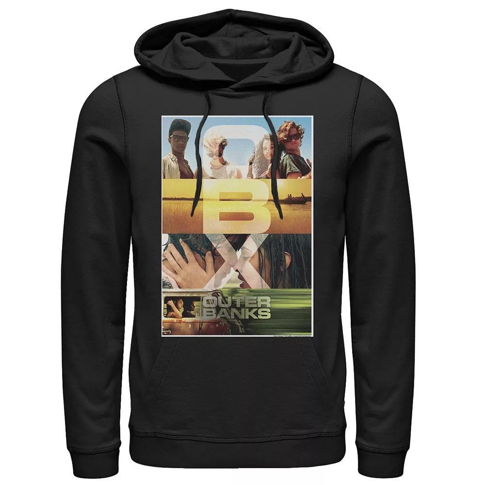 Men's Outer Banks OBX Poster Hoodie, Size: Medium, Black Product Image