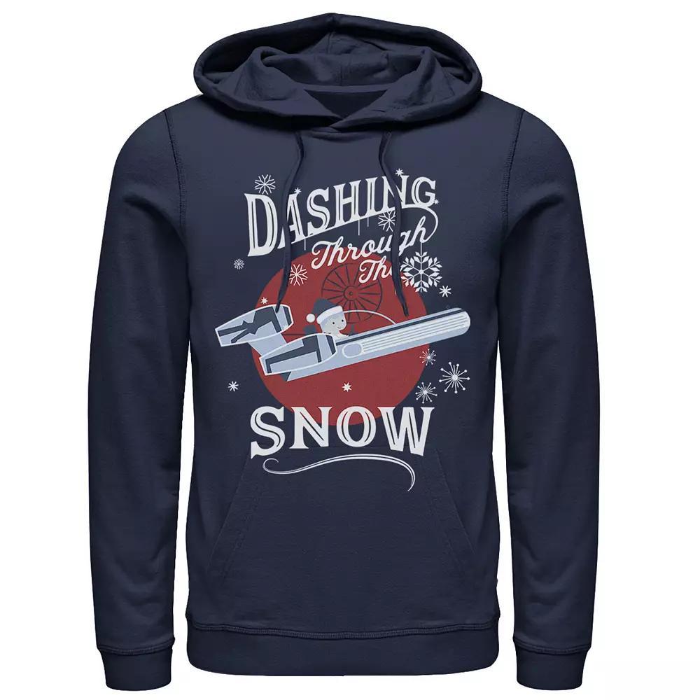 Men's Star Wars Luke Dashing Through Snow Christmas Hoodie, Size: Medium, Blue Product Image