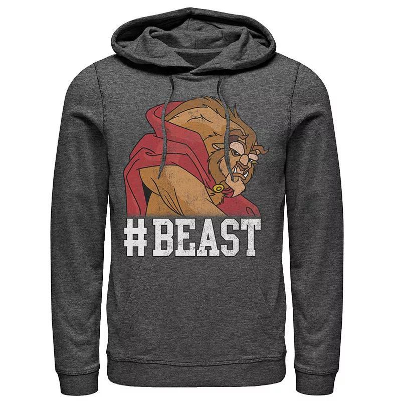 Disneys Beauty & The Beast #BEAST Mens Pullover Hoodie Grey Heather Product Image