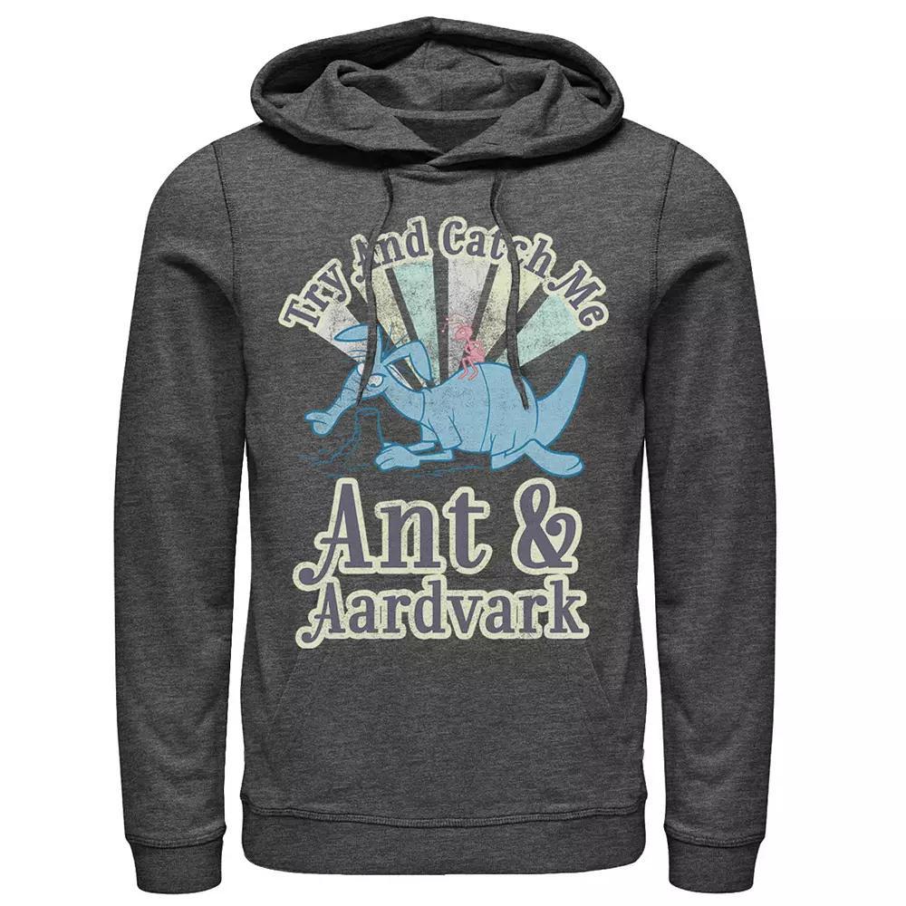 Mens Pink Panther Ant And Aardvark Try And Catch Me Graphic Hoodie Blue Product Image