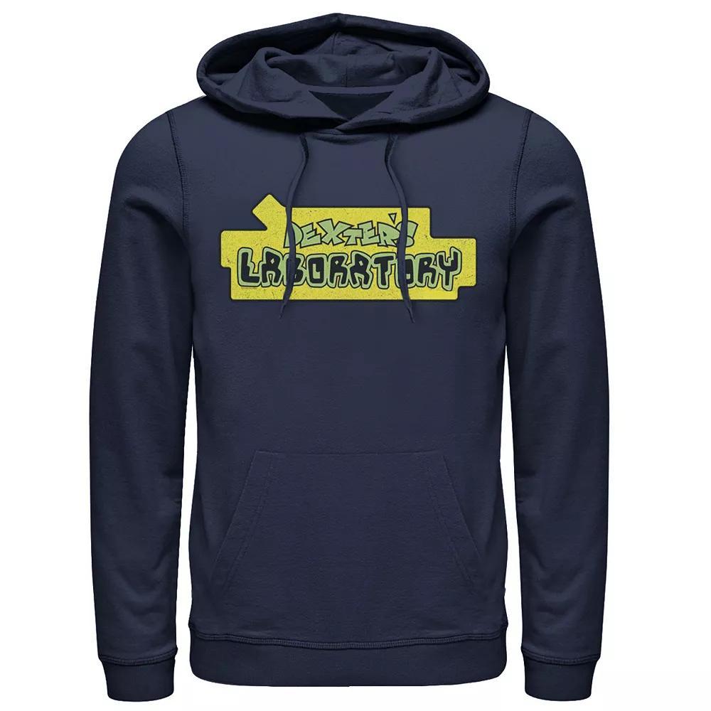 Men's Pink Panther Kanji Portrait Logo Graphic Hoodie, Size: Medium, Blue Product Image