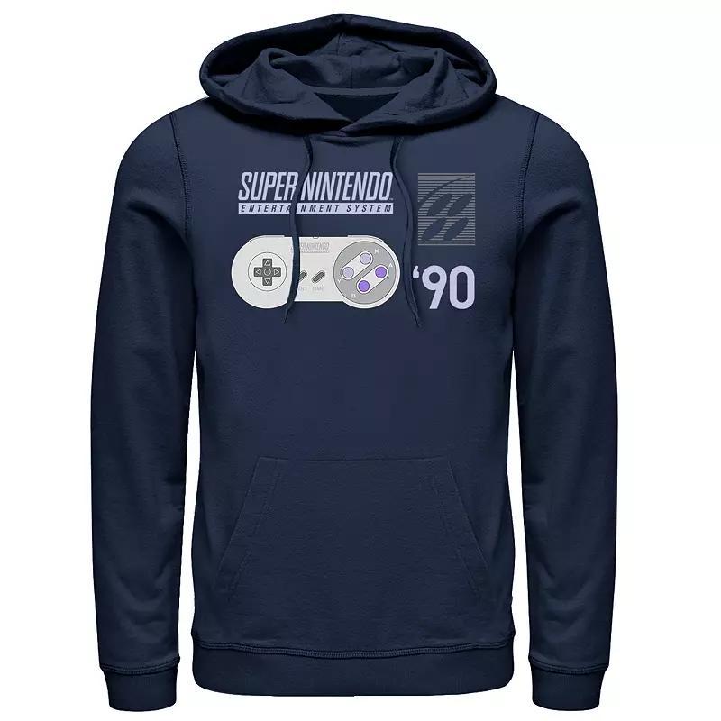Men's Pink Panther Kanji Portrait Logo Graphic Hoodie, Size: Medium, Blue Product Image