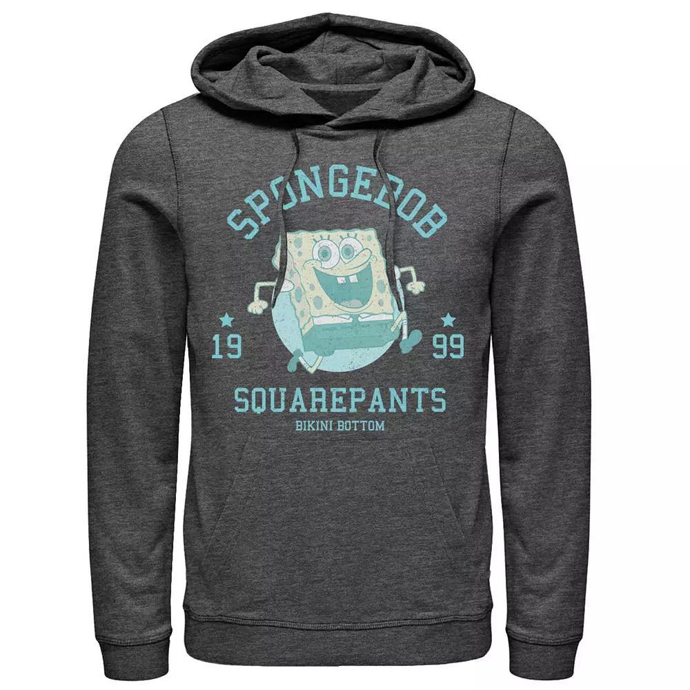 Men's Nickelodeon SpongeBob SquarePants Retro Bikini Bottom Hoodie, Size: Medium, Grey Heather Product Image