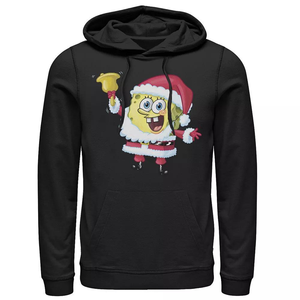 Men's Nickelodeon SpongeBob SquarePants Santa Claus Hoodie, Size: Small, Blue Product Image