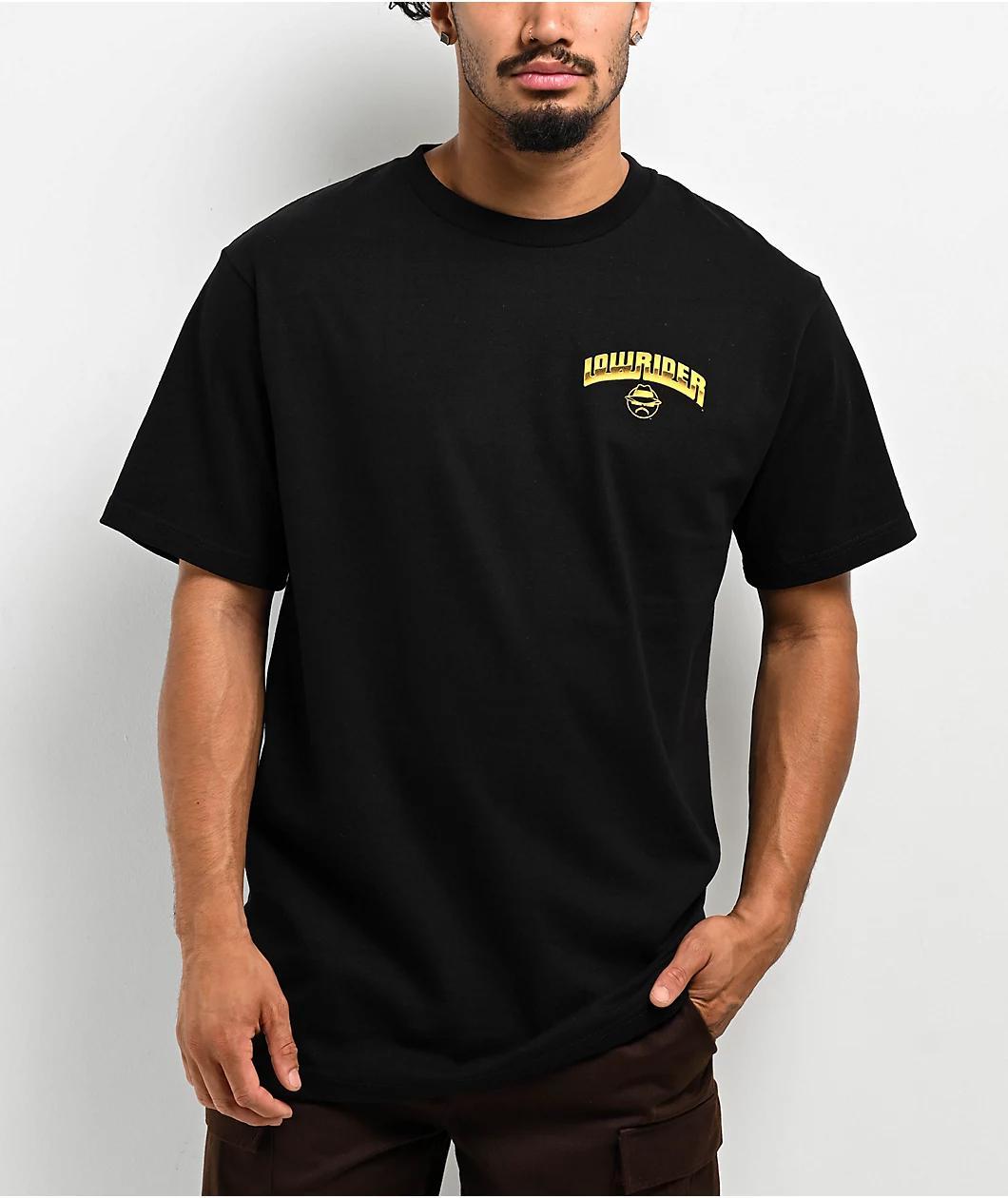 Lowrider 4 On 3 Black T-Shirt Product Image