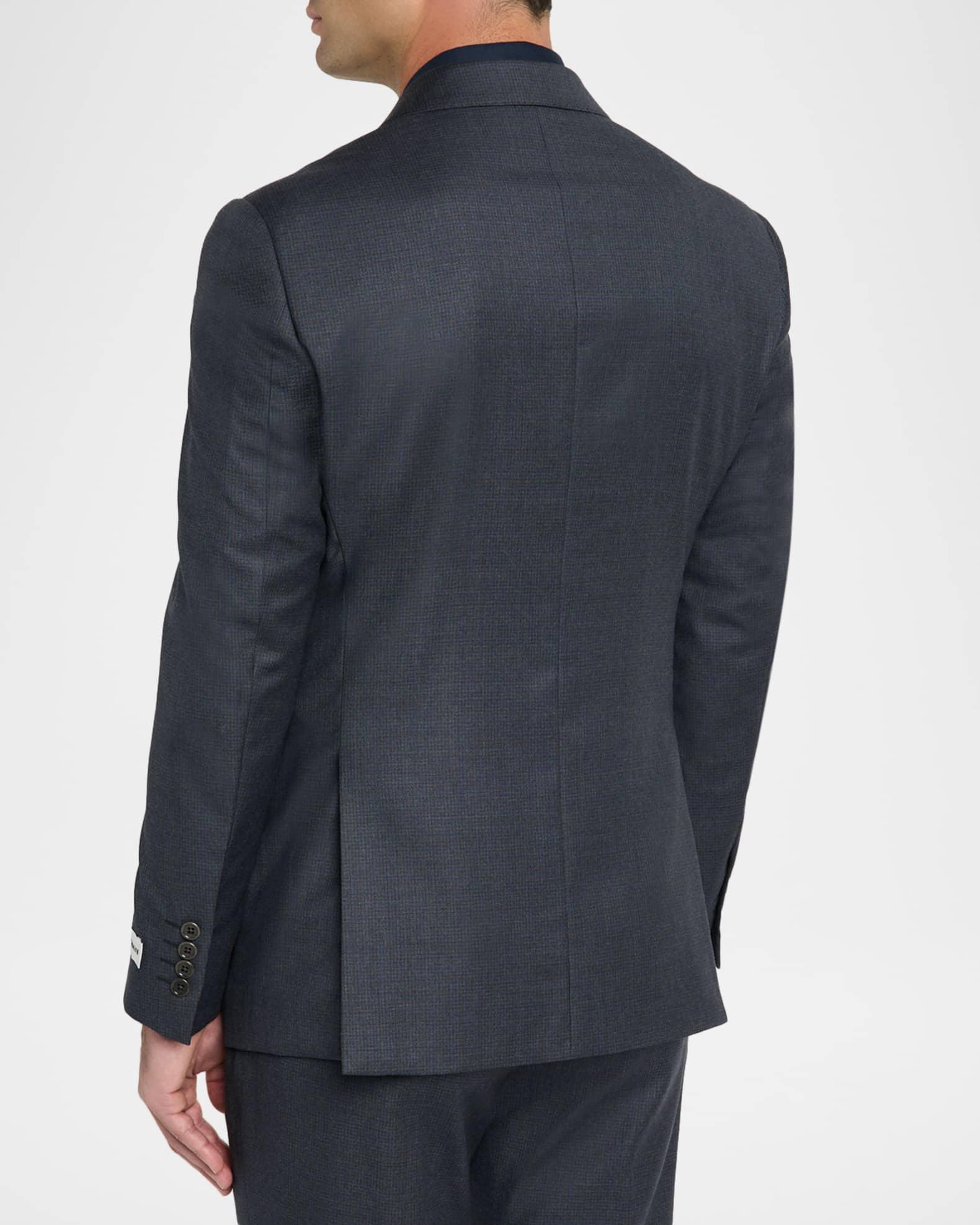 Men's 130's Wool Petite Check G Line Two-Piece Suit Product Image