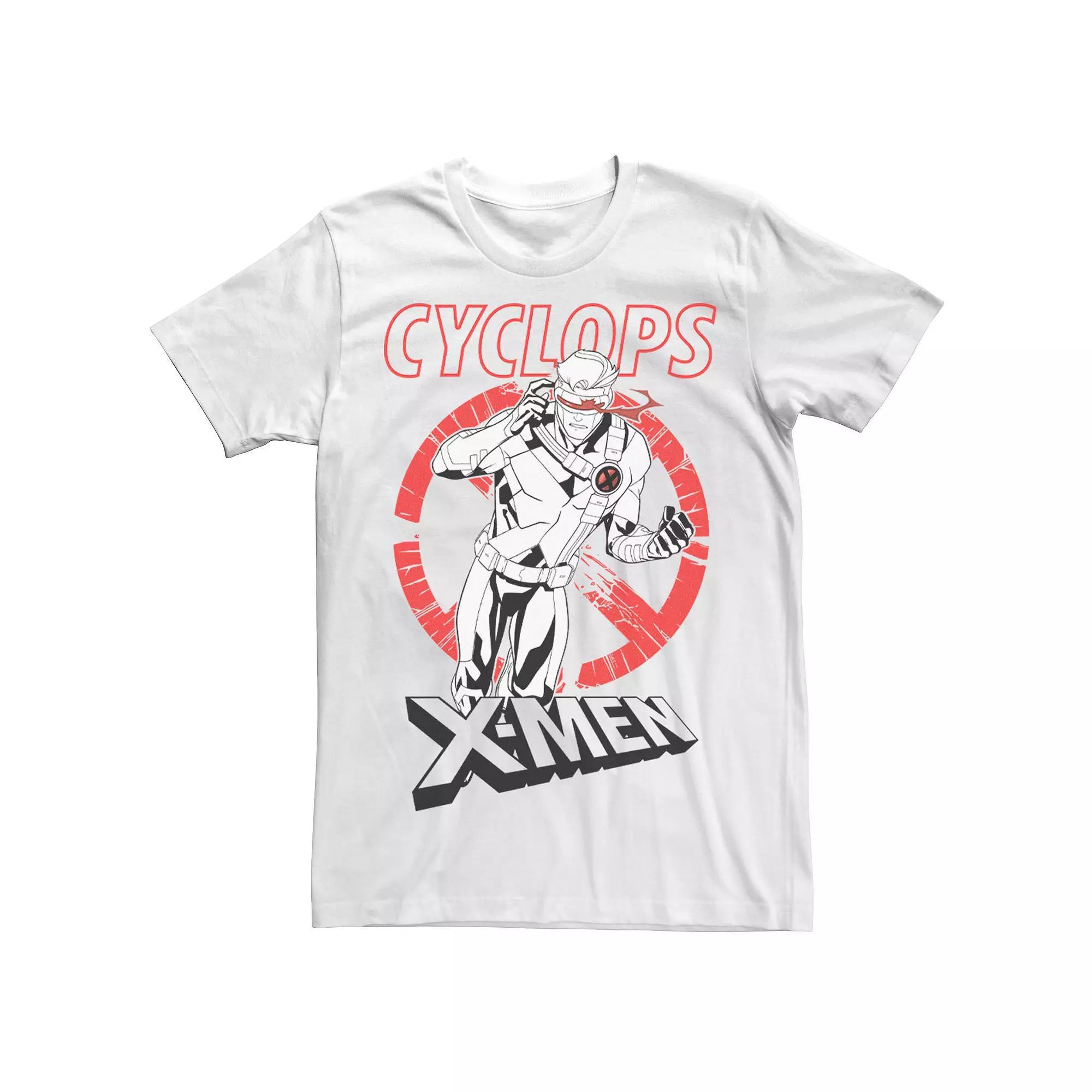 Men's Marvel X-Men Outline Portrait Tee, Size: 3XL, White Product Image