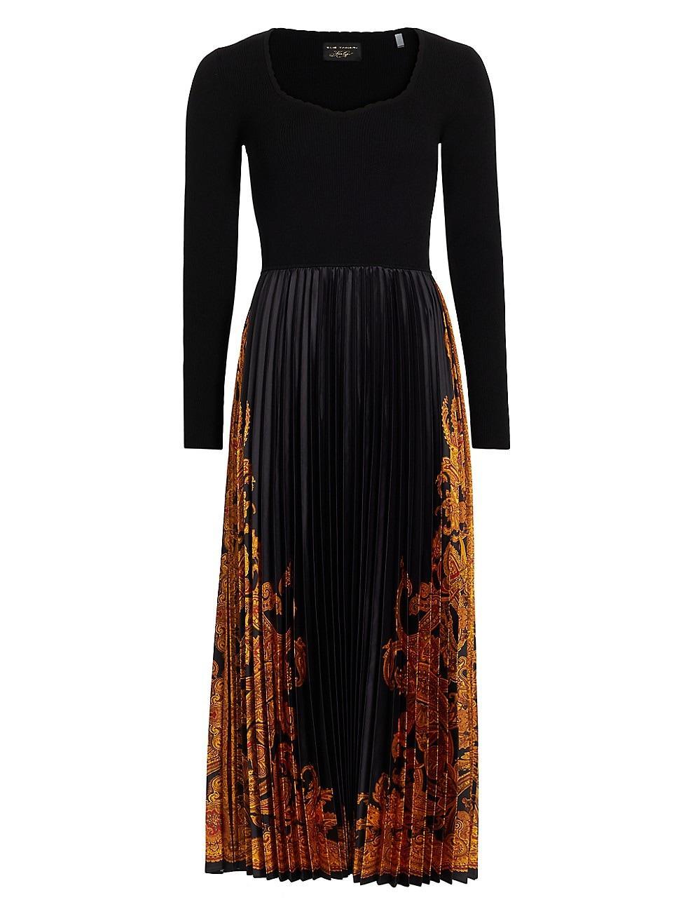 Womens Heritage Mave Gilded Dream Mixed Media Dress Product Image