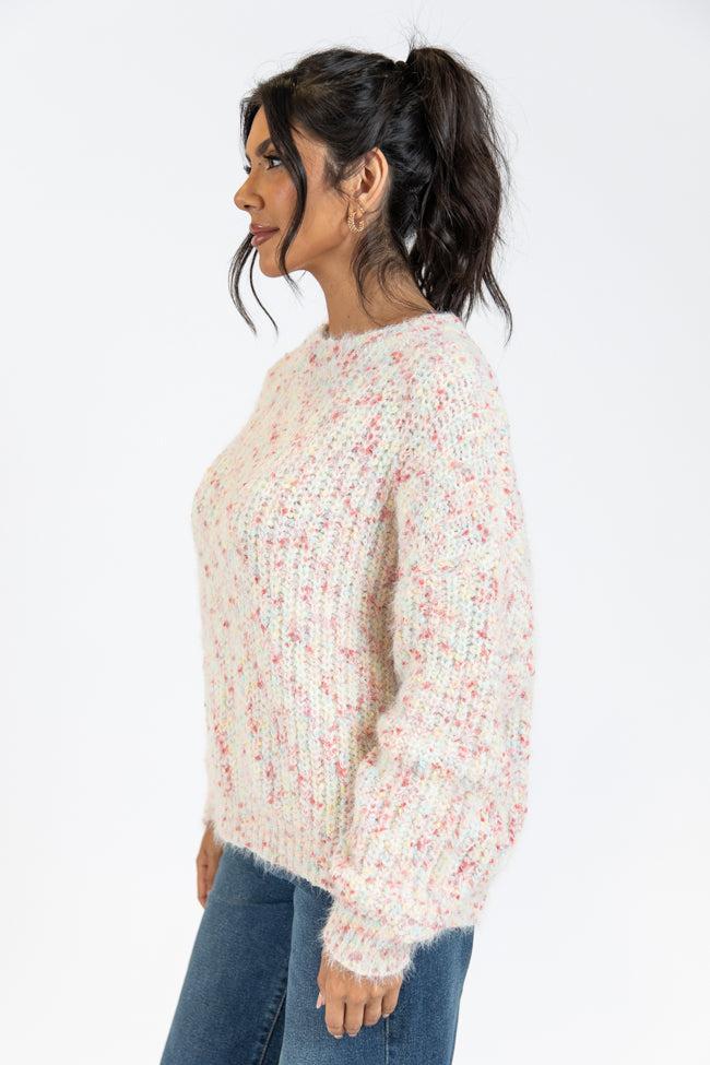 Good Impressions Ivory Multi Color Sweater FINAL SALE Product Image