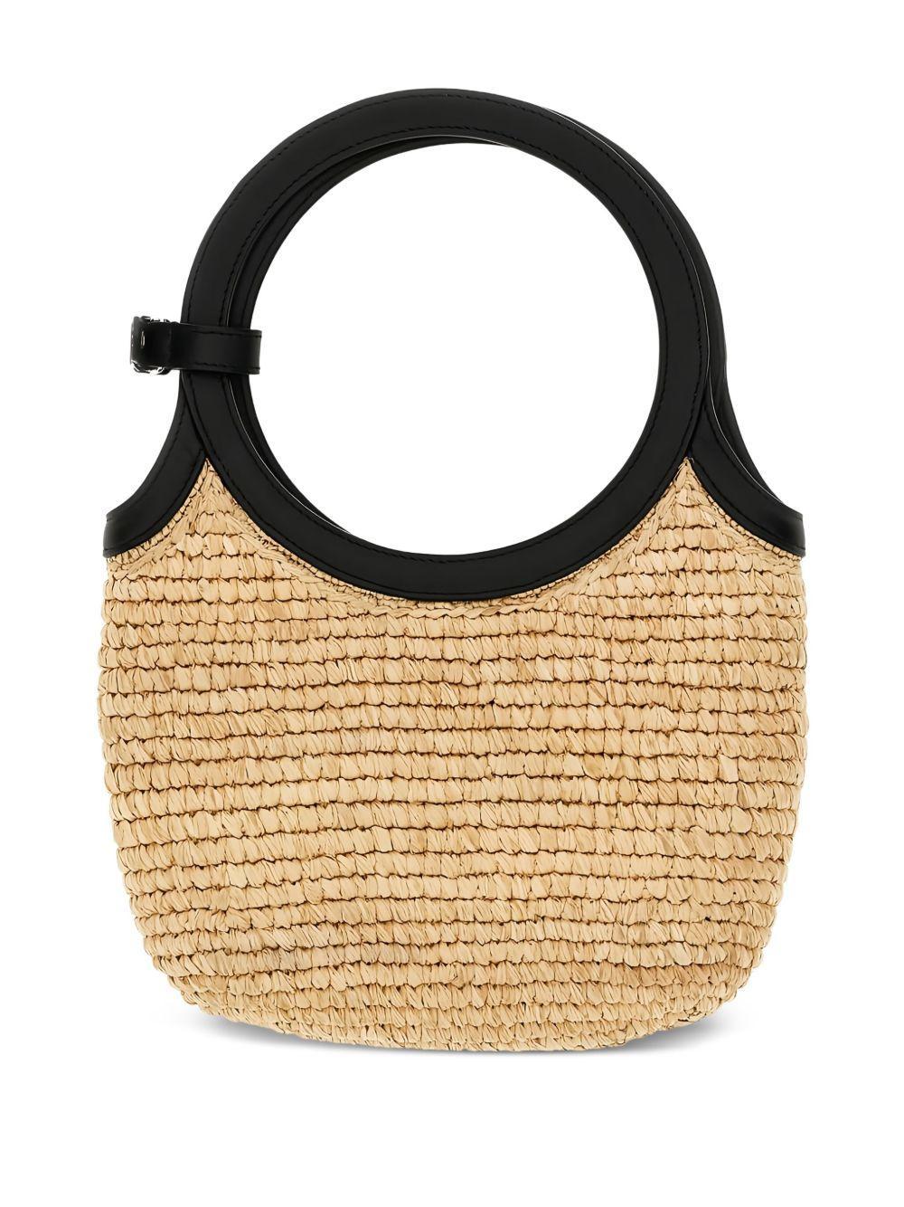 woven straw tote bag Product Image