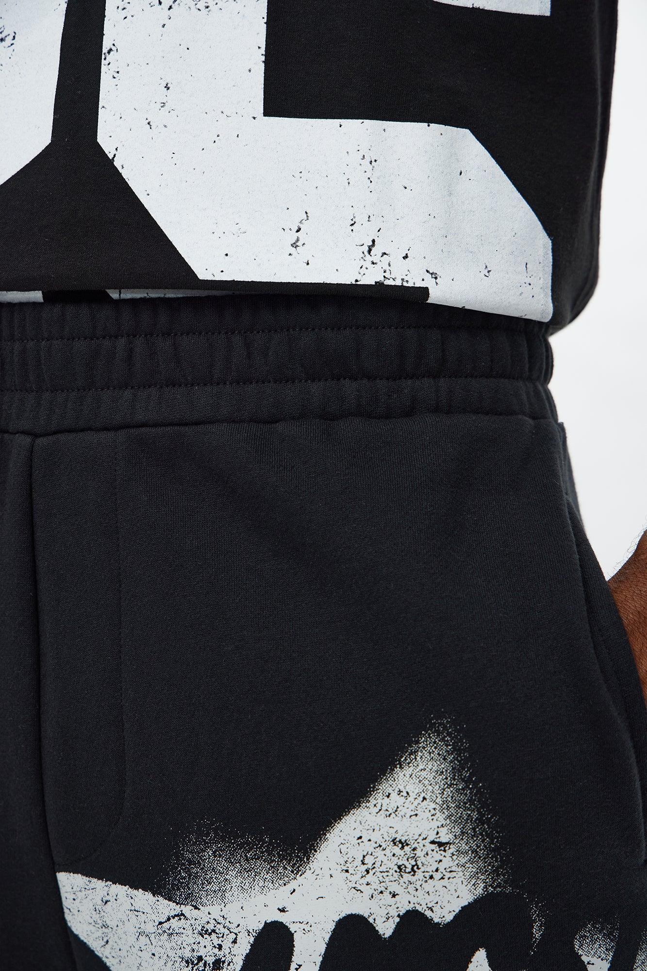 Angel Star 666 Sweatshort - Black Product Image