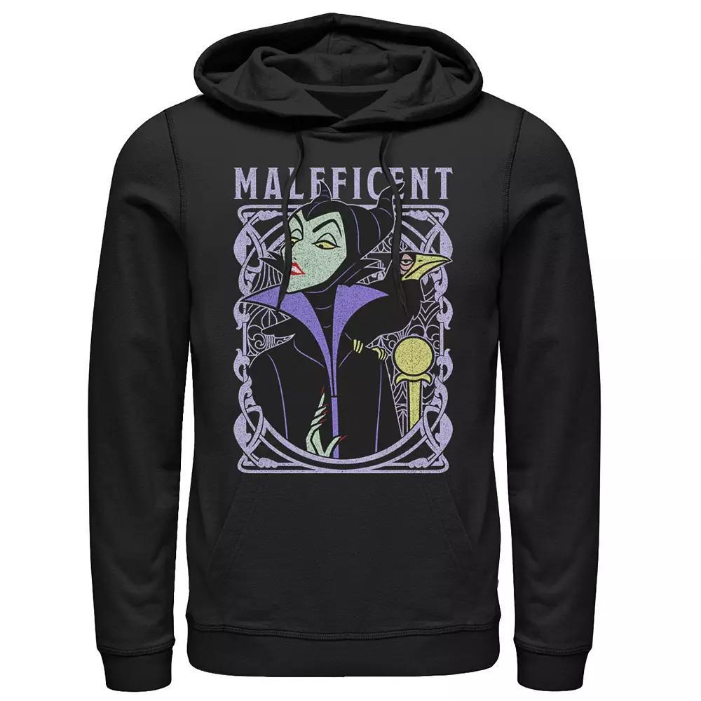 Disney's Sleeping Beauty Maleficent Men's Old School Poster Hoodie, Size: XL, Blue Product Image
