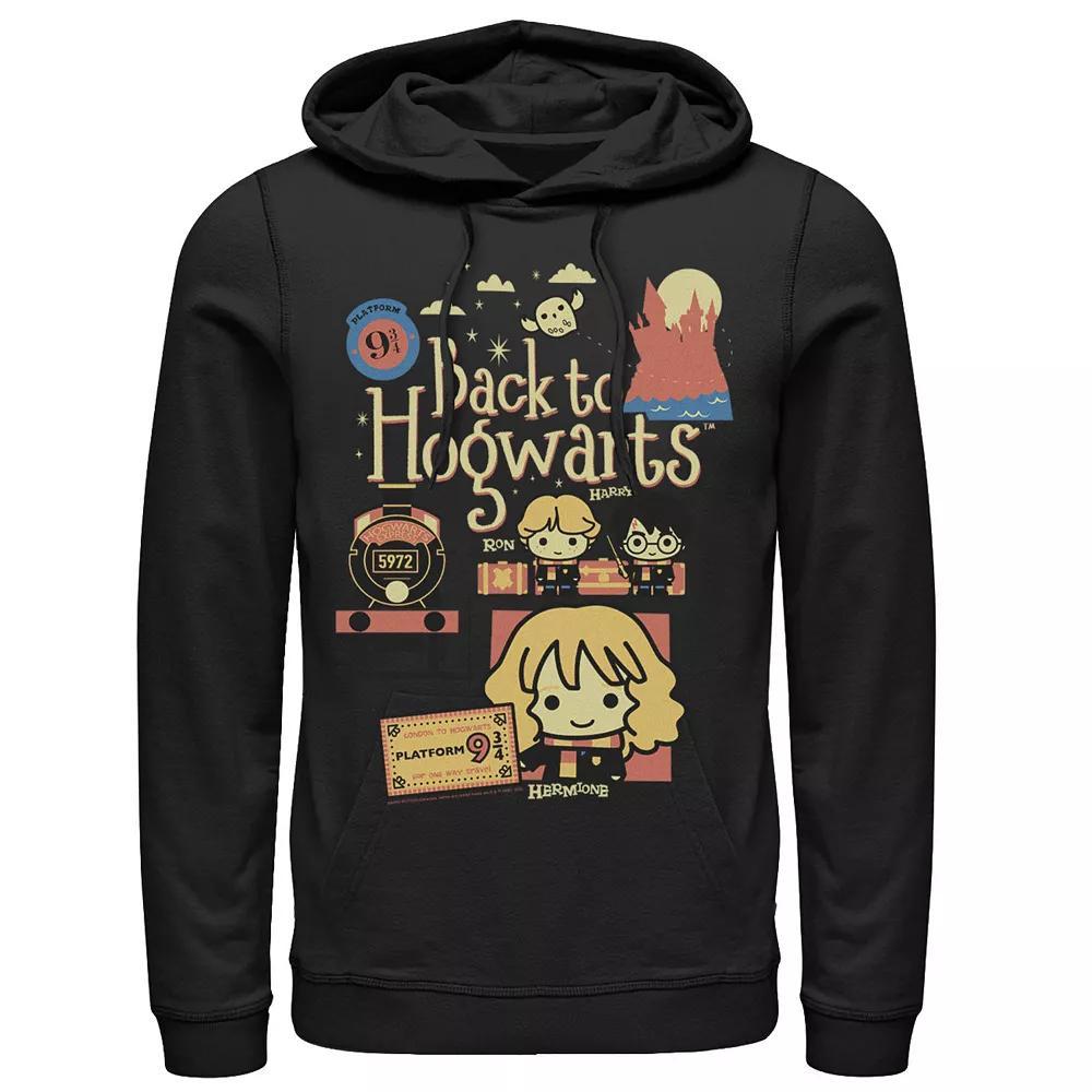 Men's Harry Potter Chibi Back To Hogwarts Sweatshirt, Size: XXL, Blue Product Image