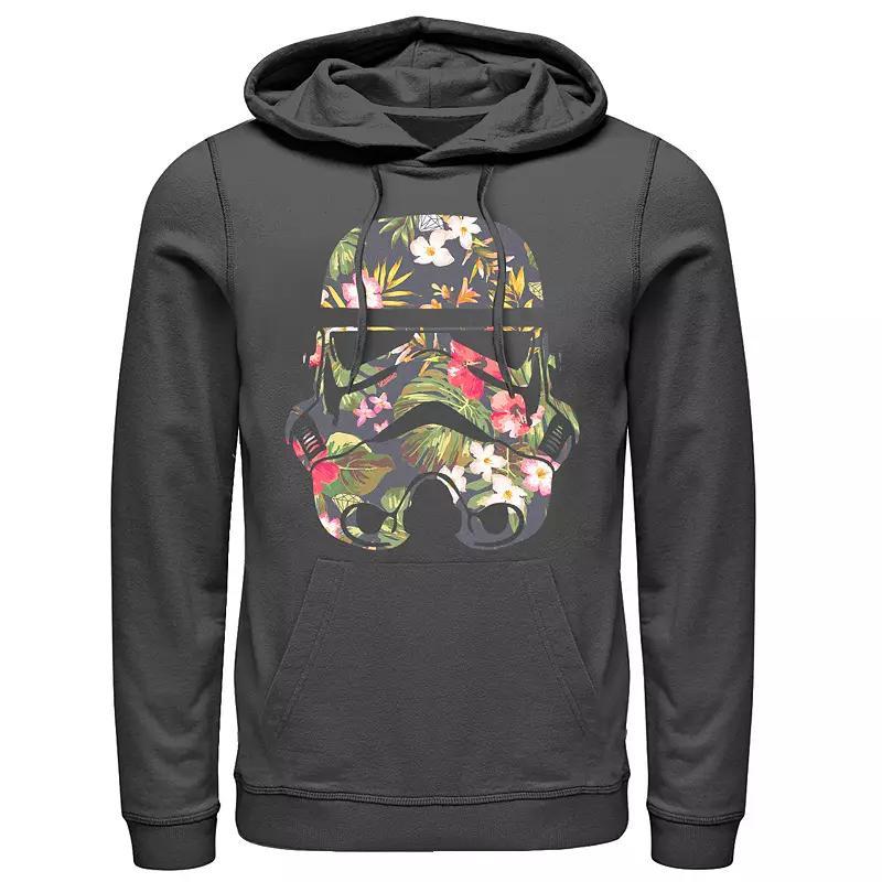 Men's Marvel Guardians Of The Galaxy Groot Flower Portrait Hoodie, Size: Medium, Athletic Grey Product Image