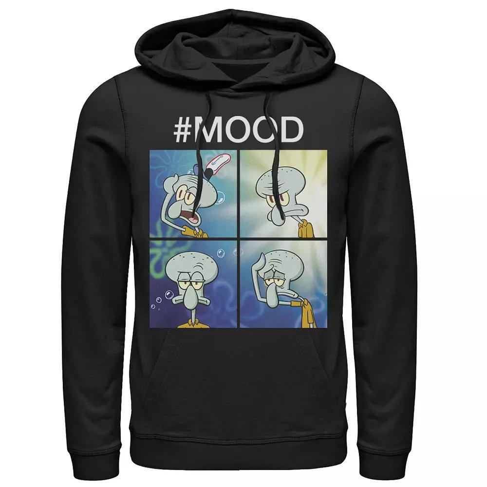 Men's Nickelodeon SpongeBob SquarePants Squidward Mood Hoodie, Size: Small, Black Product Image
