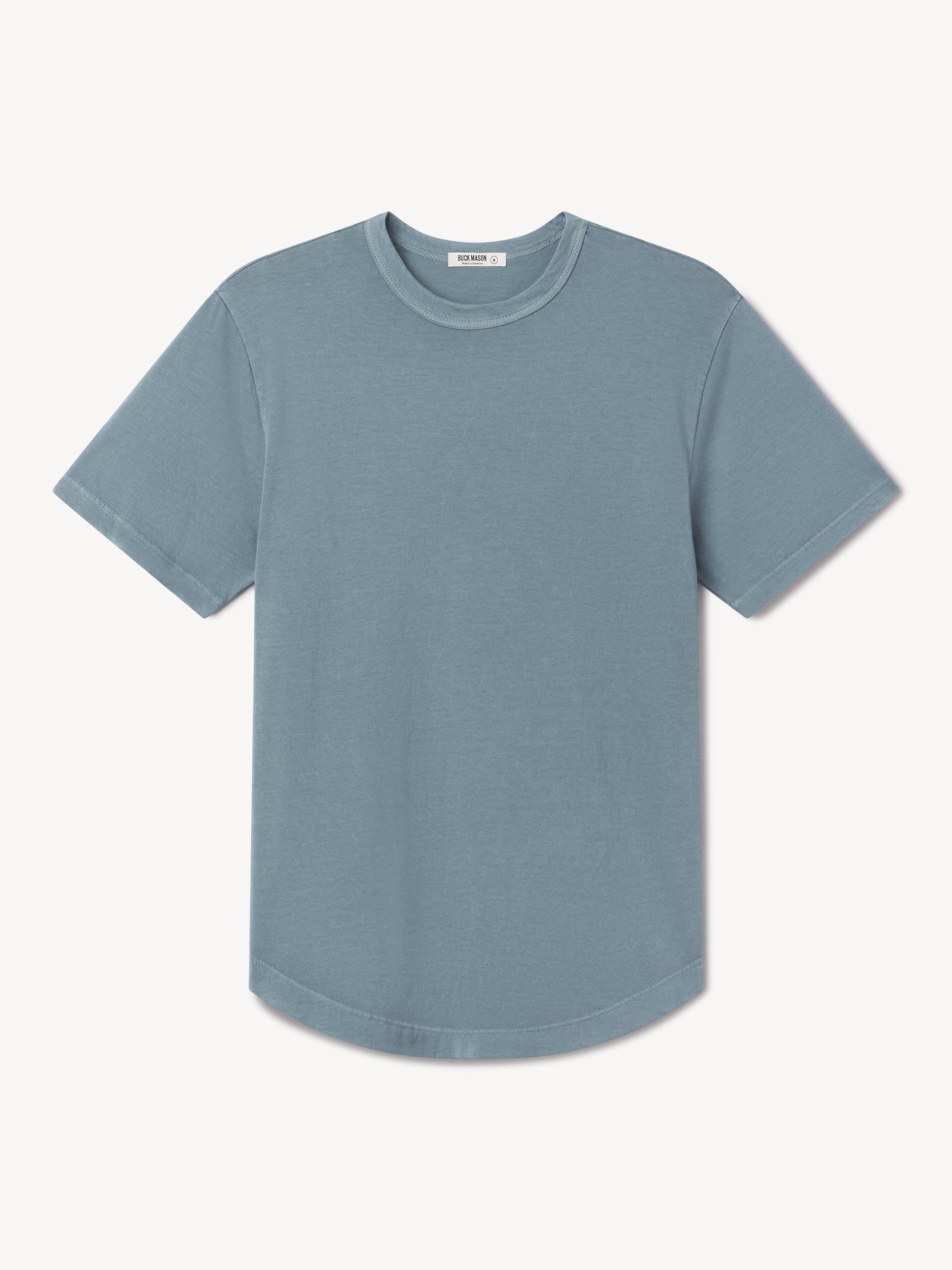 Slate Blue Venice Wash Pima Classic Tee Product Image